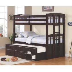 Giường 3 tầng BELLA-45179 nâu